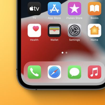 ios 15 home screen icons yellow
